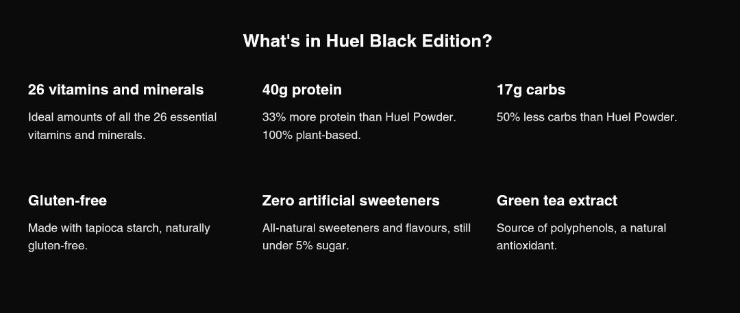 Huel Black Edition Salted Caramel Flavour