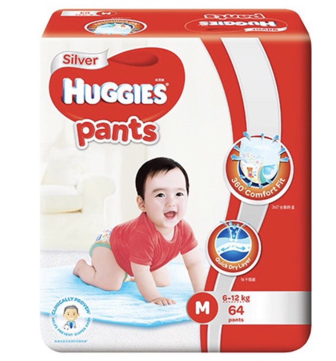 Huggies diaper pants, Babies & Kids, Bathing & Changing, Diapers & Baby