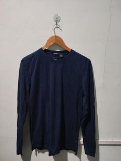 Hugo boss regular fit mercerized shirt size M blue