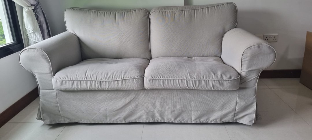 IKEA 2 seater fabric sofa, Furniture & Home Living, Furniture, Sofas on ...