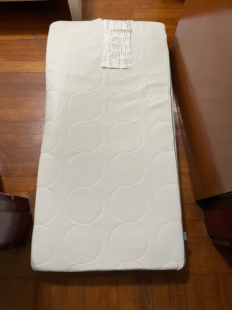 IKEA cot mattress, Furniture & Home Living, Furniture, Bed Frames