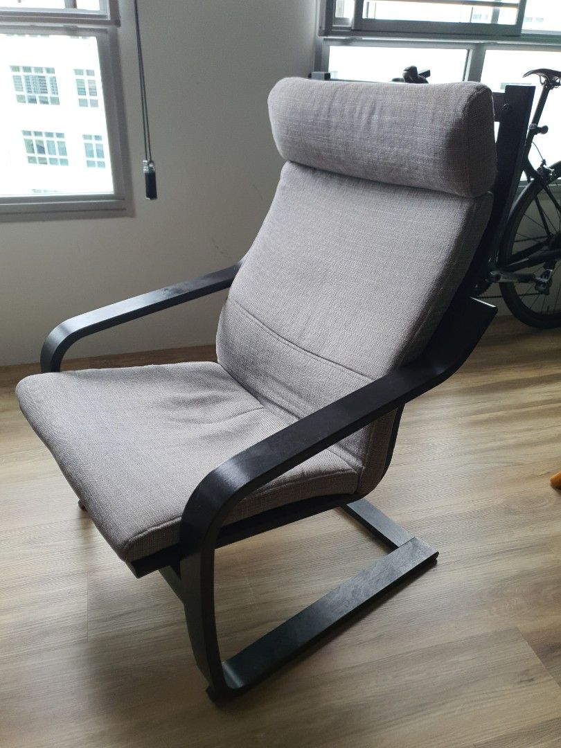 IKEA Poang Recliner Chair, Furniture & Home Living, Furniture, Chairs