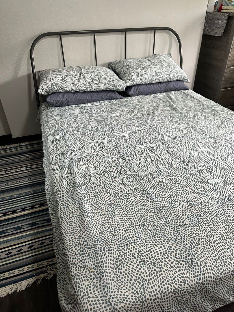 IKEA Queen Size Bed Frame, Furniture & Home Living, Furniture, Bed