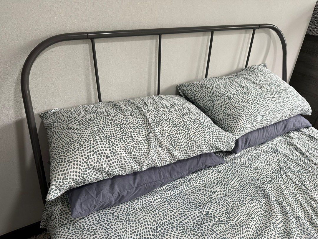 IKEA Queen Size Bed Frame, Furniture & Home Living, Furniture, Bed