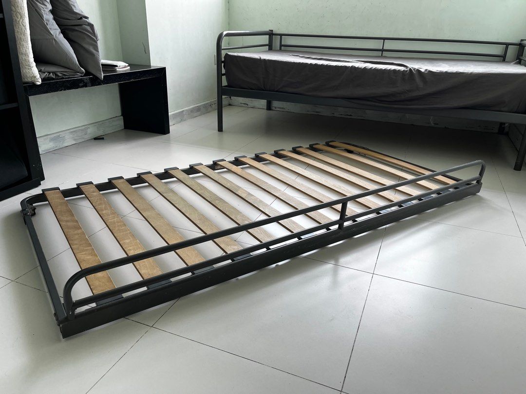 Ikea single bed with slidein underbed/s, Furniture & Home Living, Furniture, Bed Frames