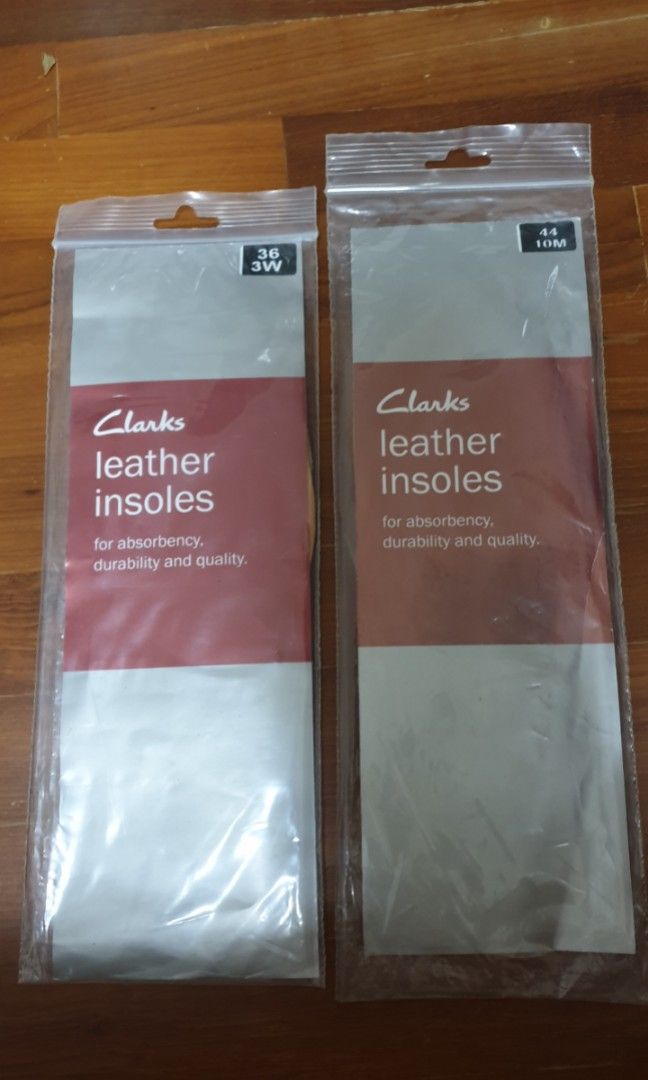 Clarks leather shoe insoles top