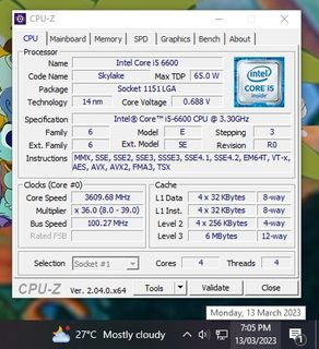 Intel Core i5-6600 Processor