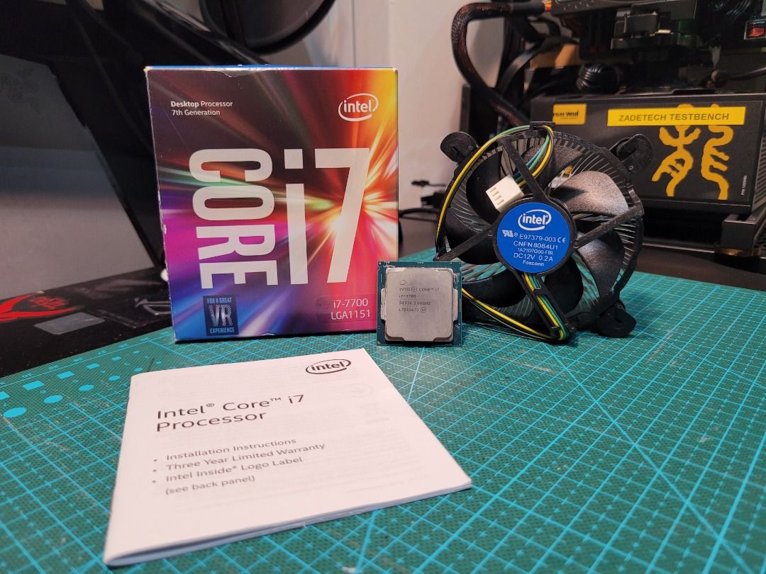 Intel Core i7 7700 3.6GHz 4.2GHz 4C 8T LGA 1151 with Stock Cooler