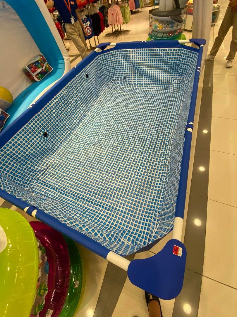 INTEX POOL RECTANGULAR FRAME SET, Furniture & Home Living, Outdoor ...