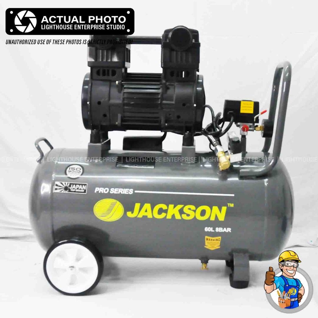 JACKSON Pro Series 2HP Silent Type Oil Less Industrial Air Compressor
