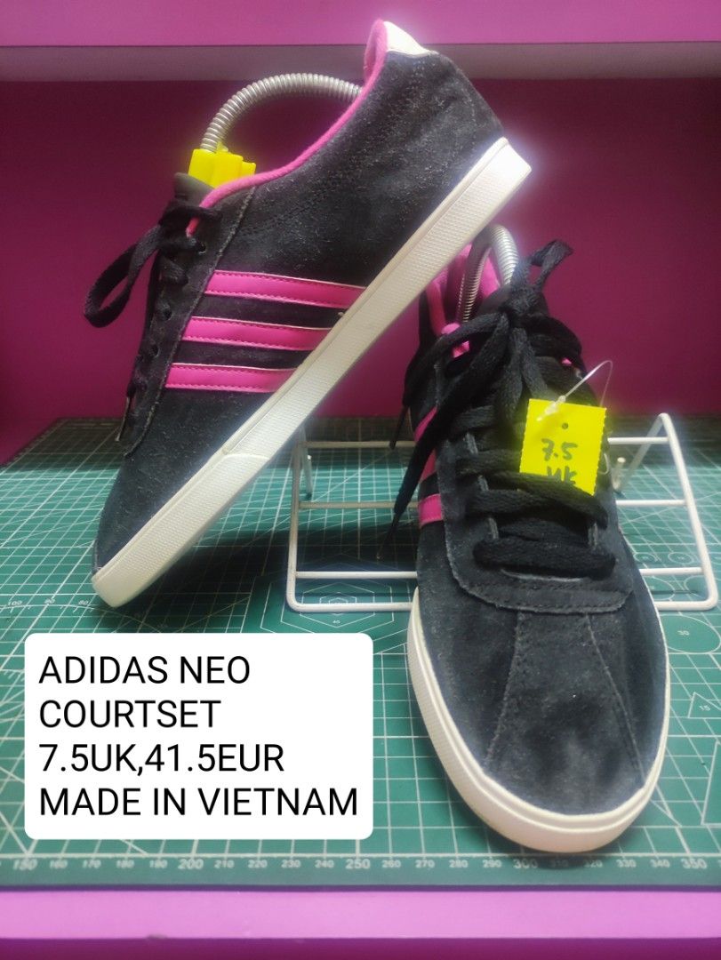 Adidas neo courtset black sale