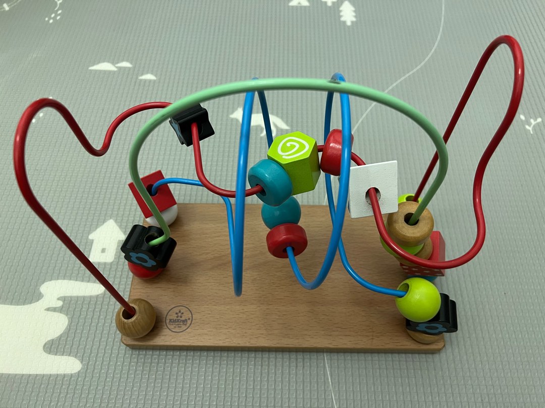 Kidkraft colourful wooden bead maze