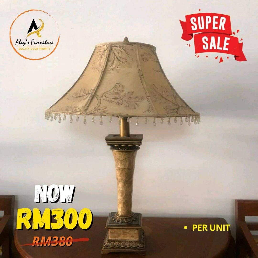 Lampu klasik gold, Furniture & Home Living, Lighting & Fans, Lighting