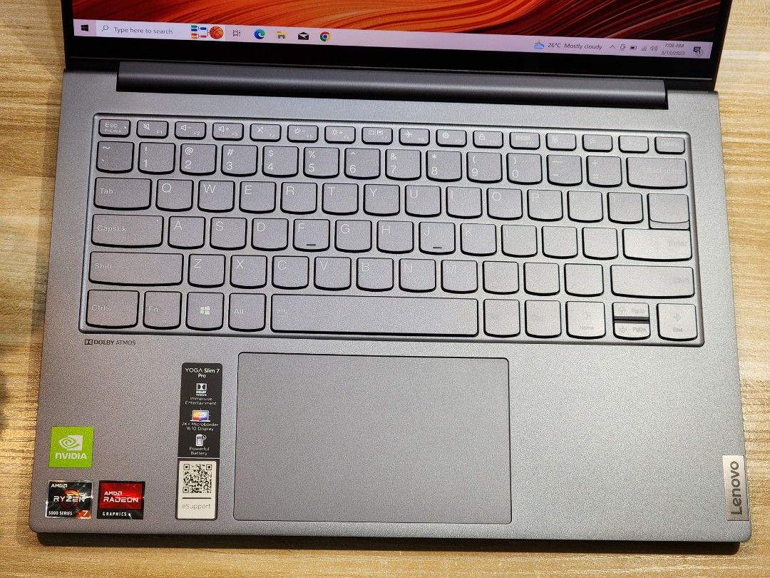 Lenovo Yoga Slim 7 Pro 14ACH5 OLED Display AMD Ryzen 7 5800HS 16GB RAM lenovo-yoga-slim-7-pro-14ach5-oled-display-amd-ryzen-7-5800hs-16gb-ram