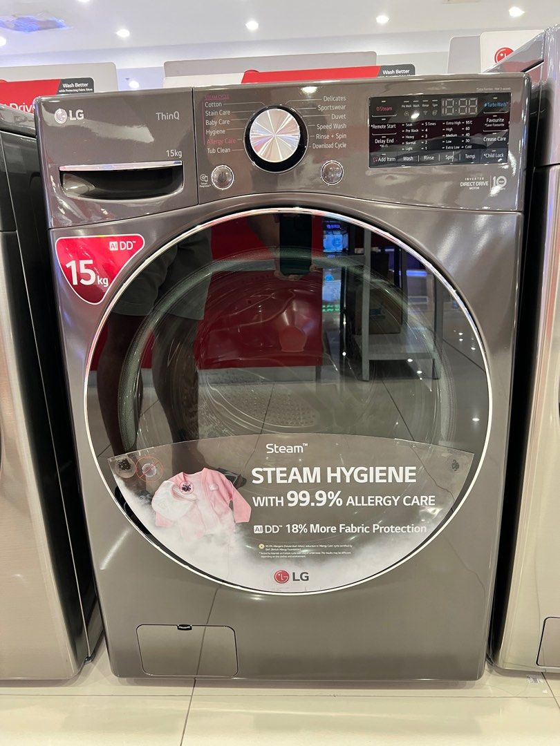 LG Fully Automatic Washing Machine (Category: Washing Machines and Dryers) located in Manila. Submitted by almnantnr (Listing ID 1220365636, Image 1). Description: Note: For Cash Payment Only For Sale! We Have Physical Stores. FRONTLOAD 80% 6kgs FM1006N3W - 20,250 7kgs FC1407S4W - 29,550 7kgs FV1407S5W - 23,700 8kgs FM1008N3W - 28,500 8.5kgs FV1285S4W - 35,550 10.5kgs FV1450S3V - 41,950 FRONTLOAD 100% 8/5kgs FC1408D4W - 36,650 9/5kgs FC1409D4E - 