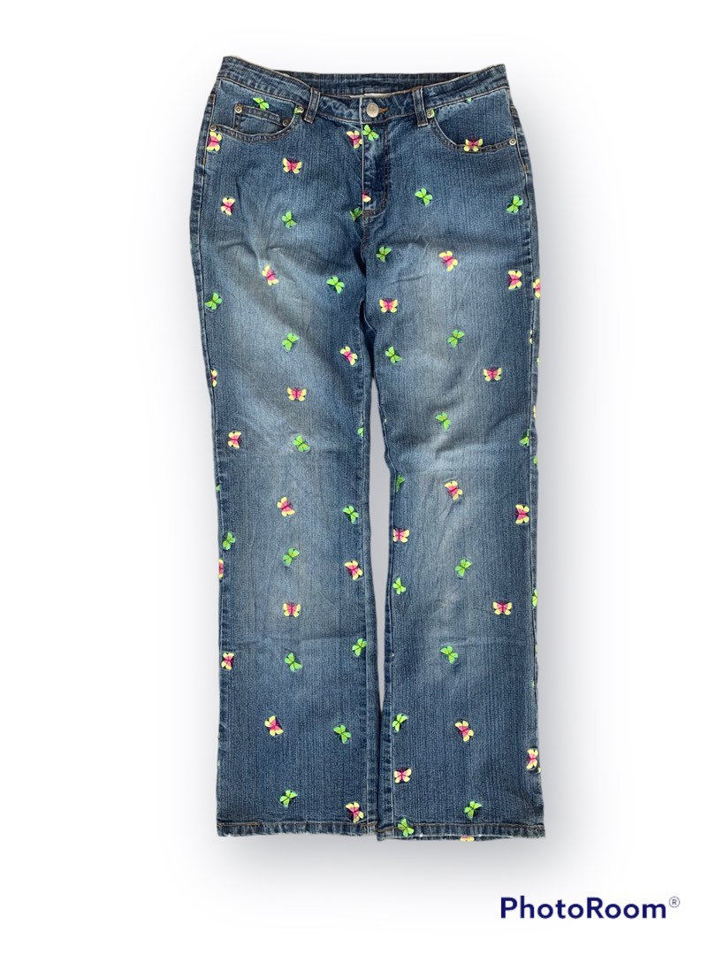 Lilly pulitzer top embroidered jeans