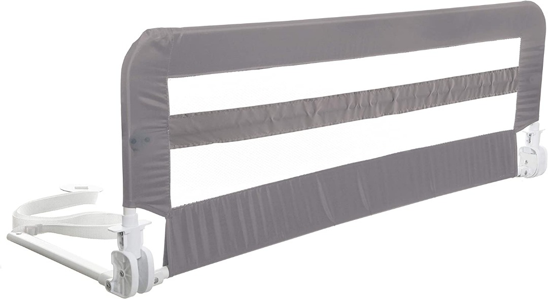 Little Sydney Fold Down Bed Rail Guard With Secure Safety Anchors For