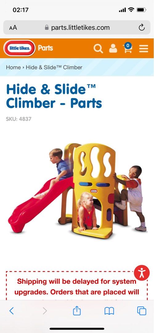 Little Tikes hide and slide climber, Babies & Kids, Infant Playtime on