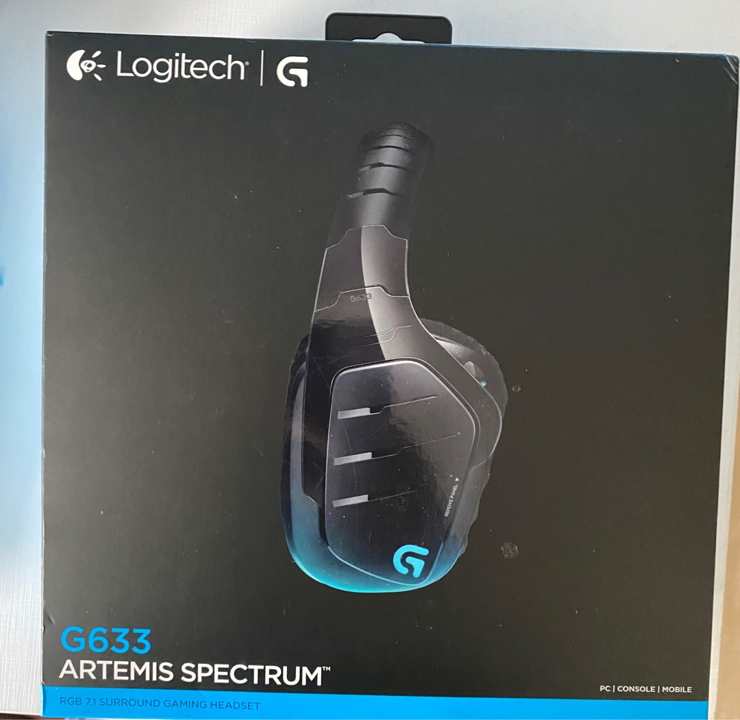 Logitech G633 RGB 7.1 Surround Gaming Headset, 音響器材, 頭戴式/罩