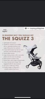 Looping Squizz 3 Stroller - Black/Gray