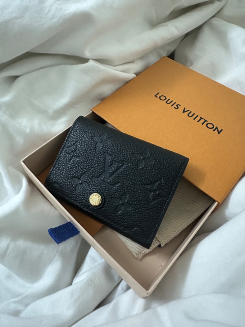 Louis Vuitton MONOGRAM EMPREINTE Business card holder (M58456