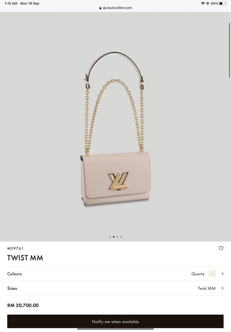 Louis Vuitton Twist Quartz EPI