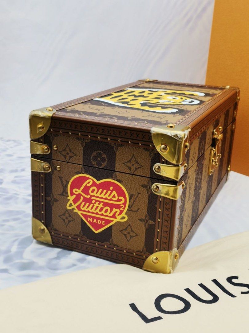 Louis Vuitton x Nigo Monogram Box Brown in Coated Canvas with Gold