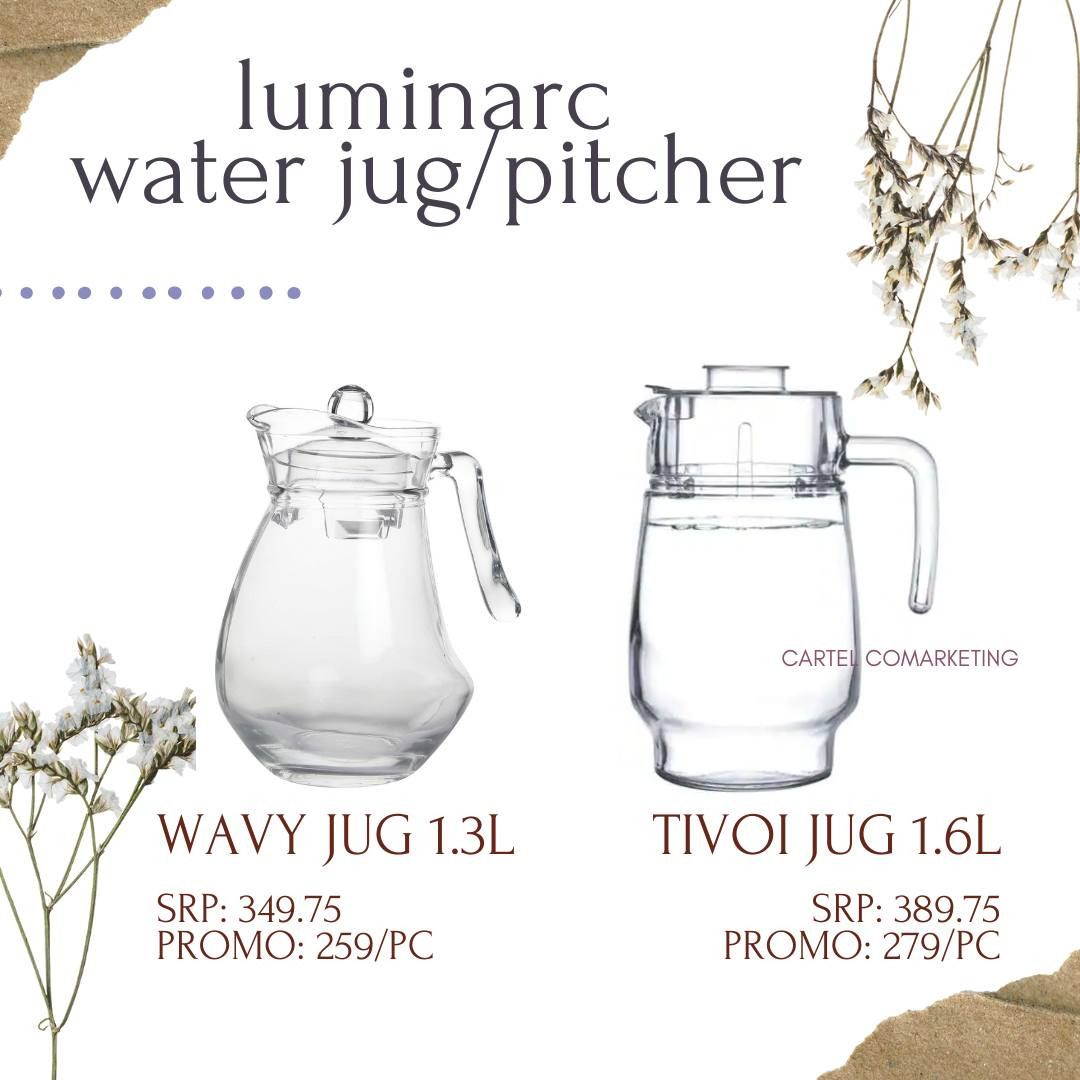 Luminarc Water jug , juice pitcher, pitcher jug Restaurant use pitcher