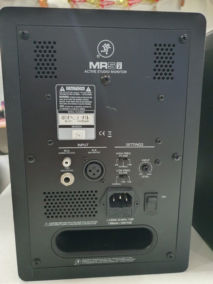 Mackie Active Studio Monitor Speaker MR5 MK2, Audio, Soundbars