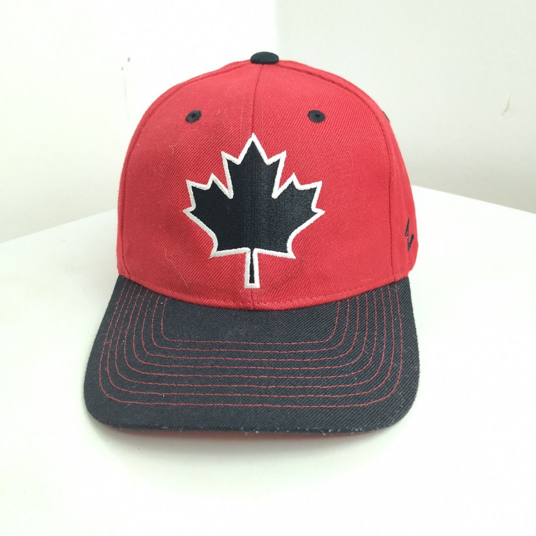 SALE MAPLE LEAF CANADA RED MERAH CAP TOPI HAT SNAPBACK SPORT AMERICA USA US NHL ZEPHYR VINTAGE VTG