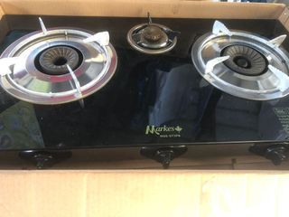 Markes 3 Gas Stove Tempered Glass top