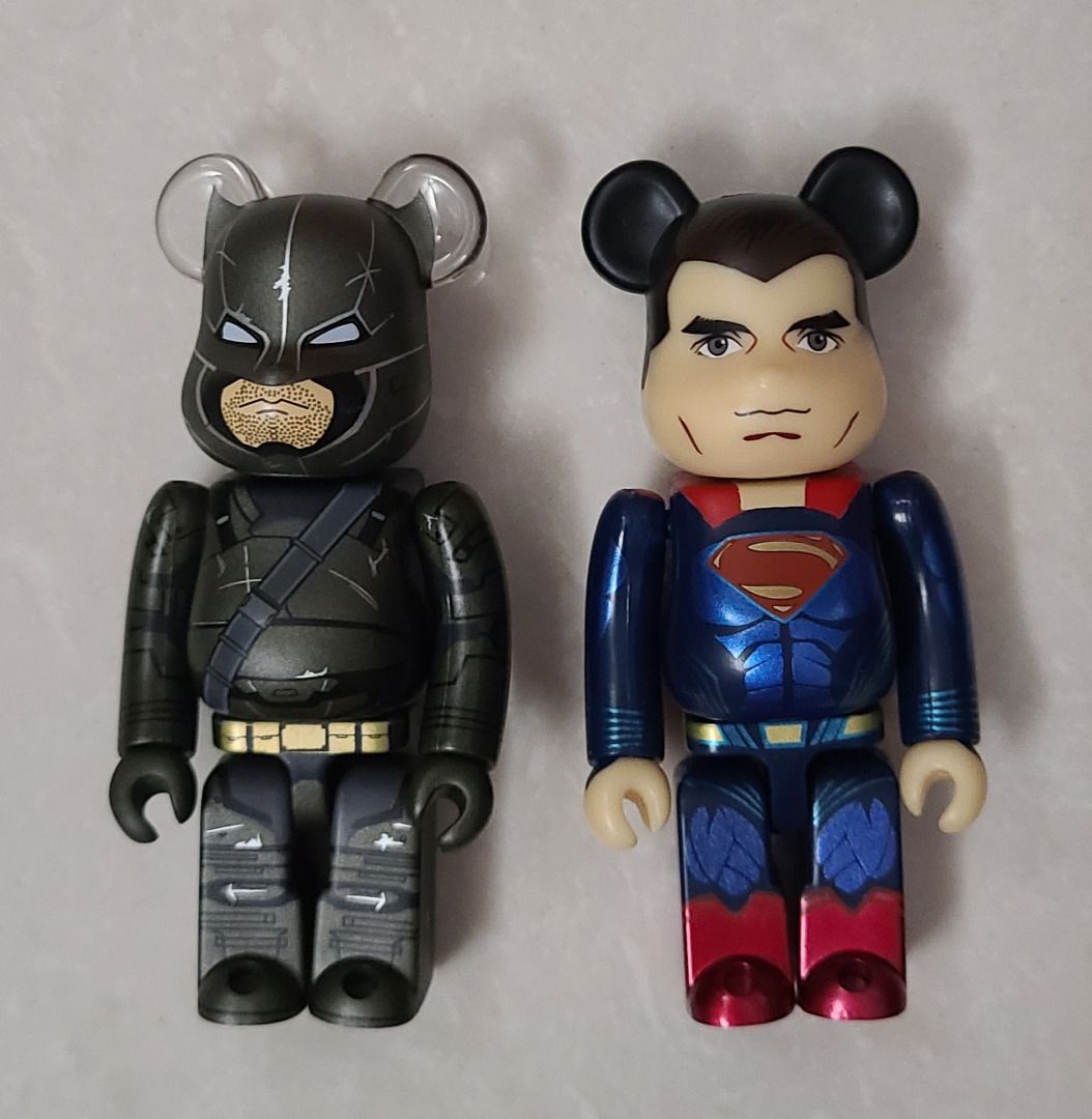 BE@RBRICK 100％ superman armored batman - アメコミ