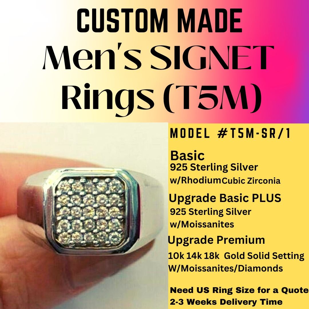 Gents signet sales rings gold