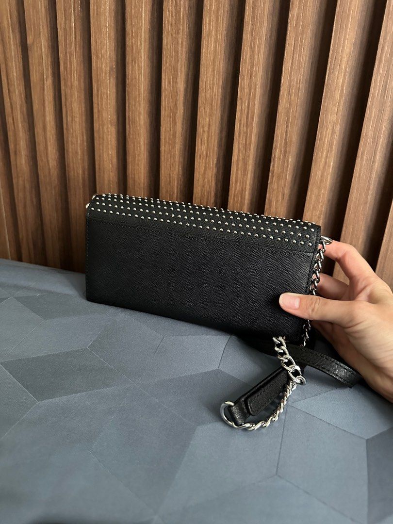 Wallets  purses Michael Kors  Studded leather flap wallet  32S7GR7F1L001