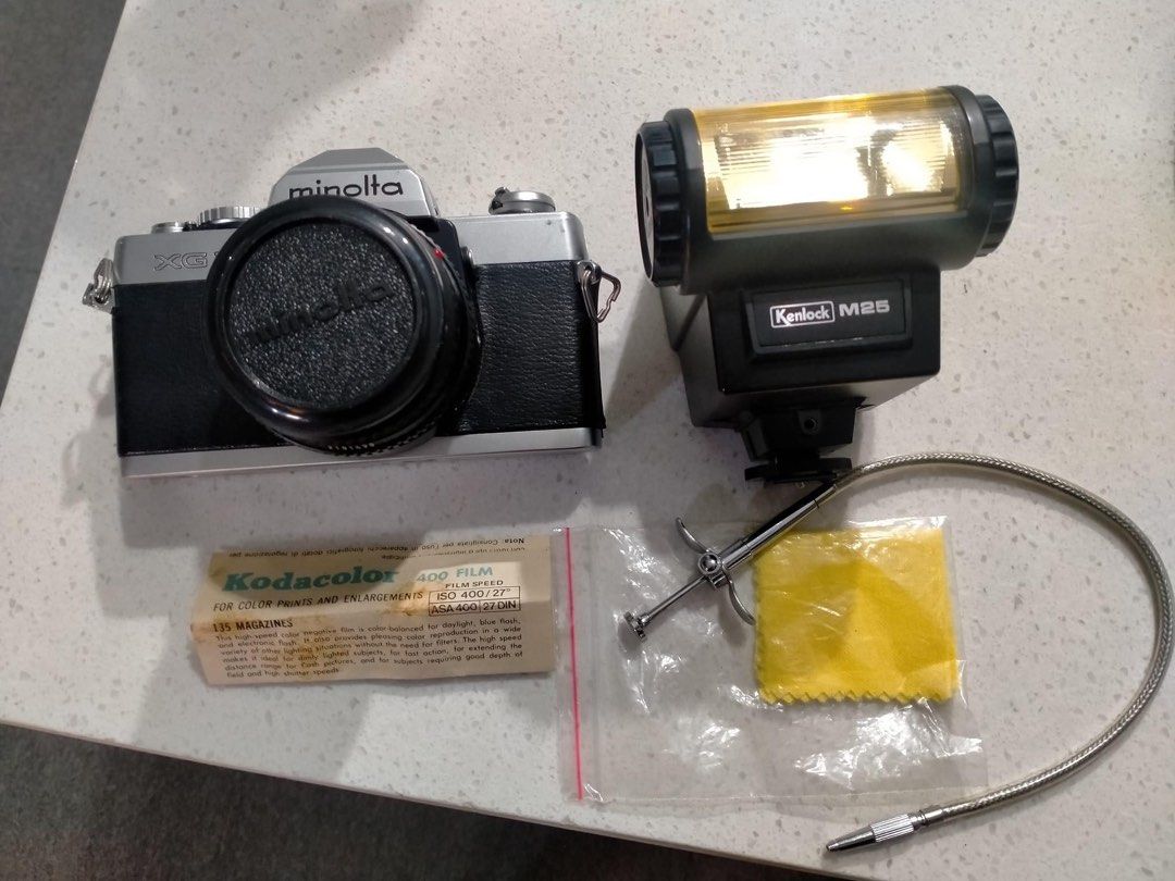 MINOLTA XG1 Film Camera, Photography, Cameras on Carousell
