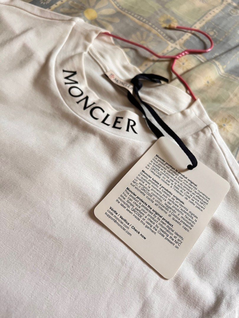 Moncler Basic Tshirt (Category: Apparel) located in Singapore. Submitted by goldbelly (Listing ID 1220495944, Image 3). Description: Impulsive buy, been in storage tag still on.