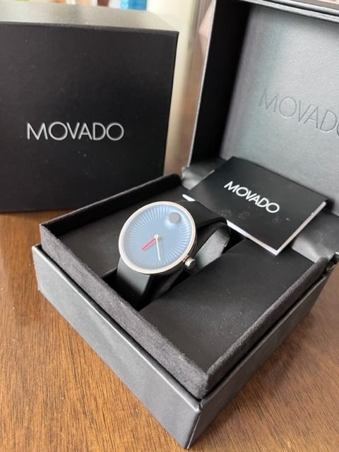 Movado EDGE Swiss Men s Museum Blue Slim Watch Men s Fashion