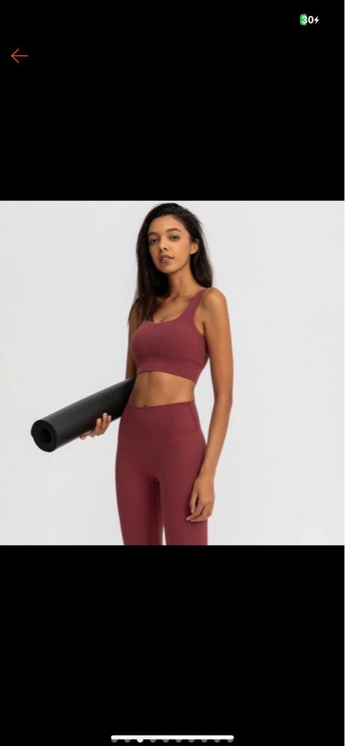 Nike Red Maroon Sports Bra