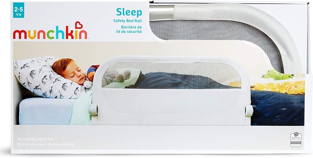 Munchkin Sleep Bed Rail, Grey, Babies & Kids, Baby Nursery & Kids