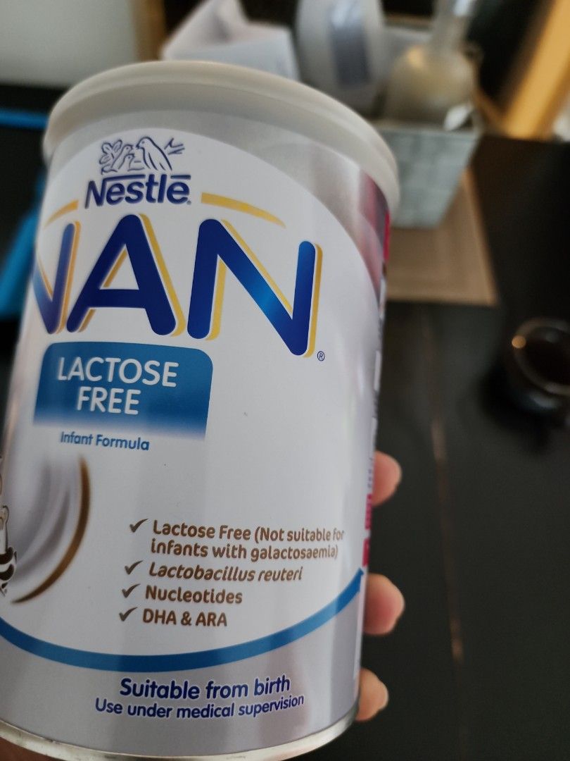Nan lactose free formula 3 cans of 400 g, Babies & Kids, Nursing