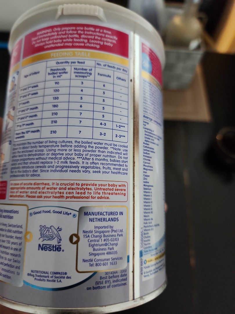 Nan lactose free formula 3 cans of 400 g, Babies & Kids, Nursing & Feeding, Breastfeeding