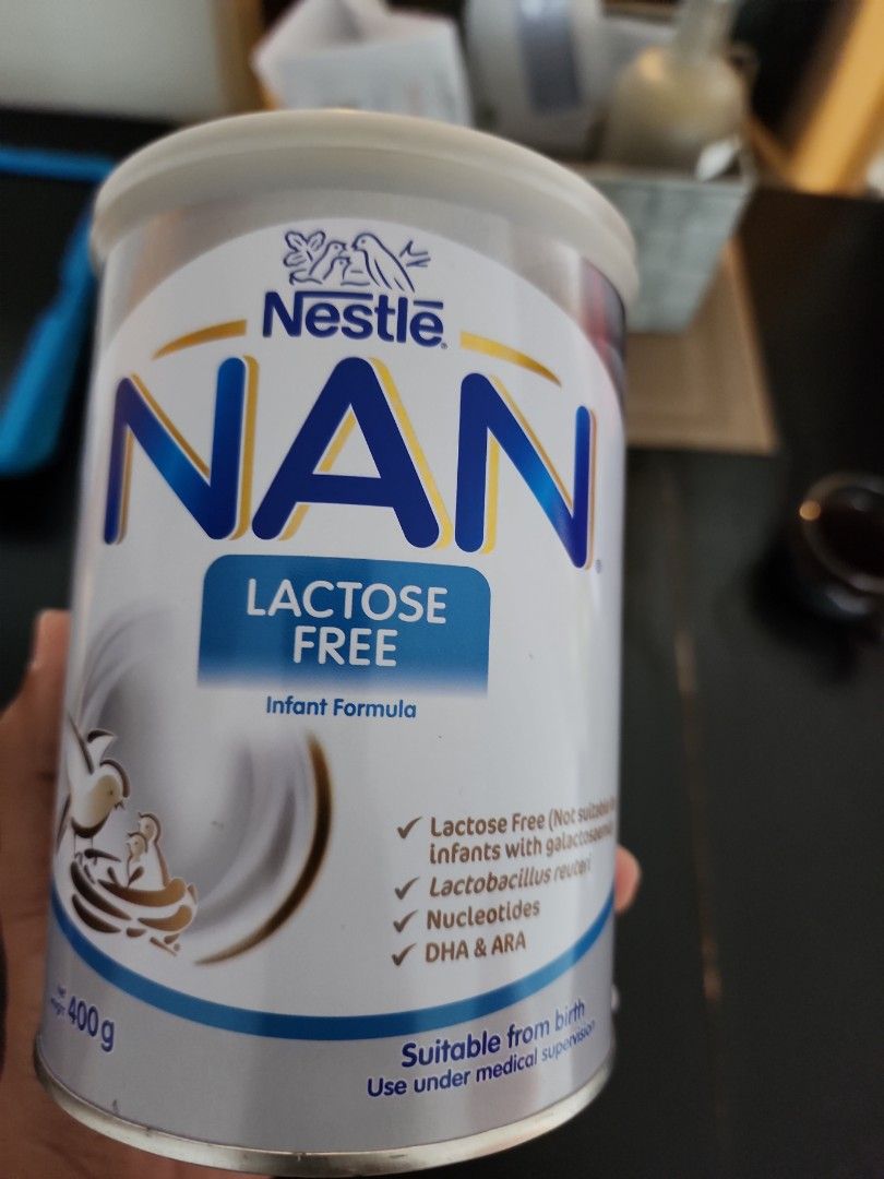 Nan lactose free formula 3 cans of 400 g, Babies & Kids, Nursing