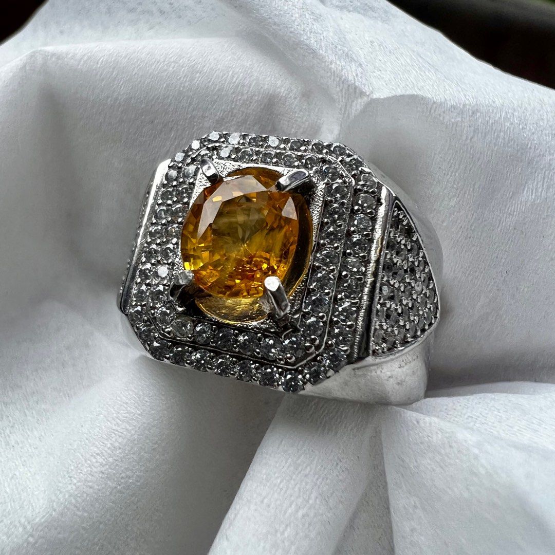 Cincin best sale yellow sapphire