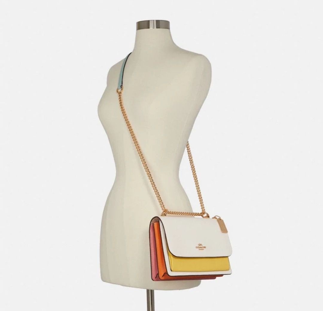 Coach klare crossbody in colorblock outlet