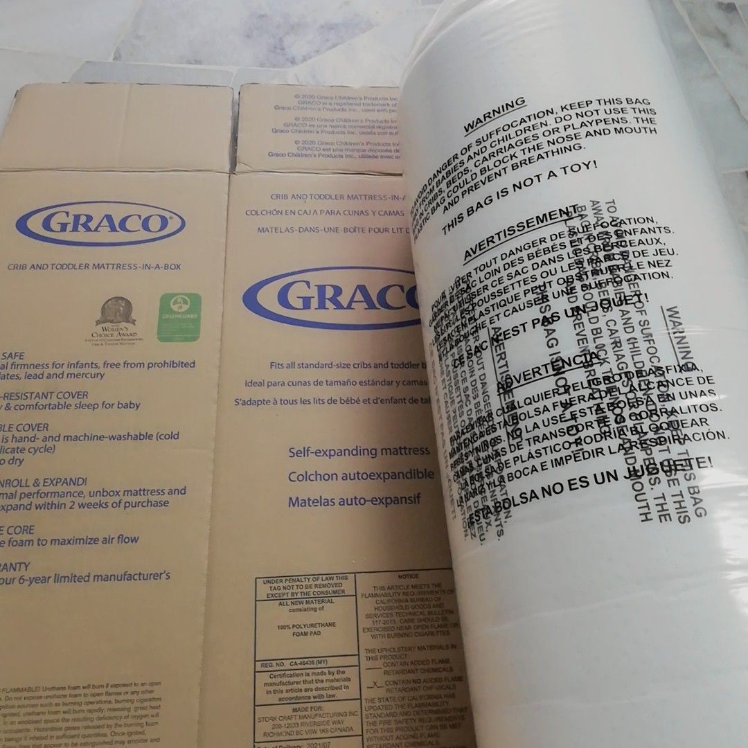 Graco mattress in a box hot sale