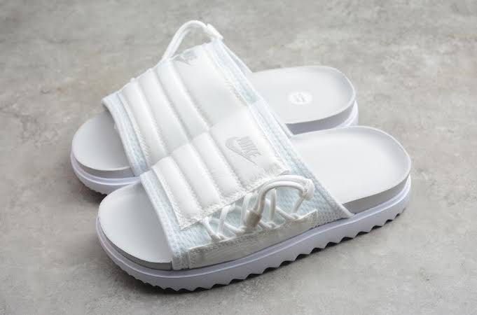 Nike Asuna Triple White Women s Fashion Footwear Slippers and