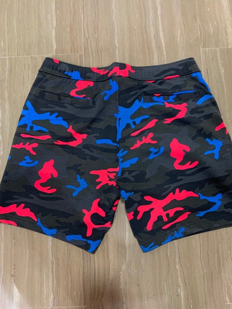 Nike FCRB multi camo sweat shorts Men s Fashion Bottoms Shorts on Carousell