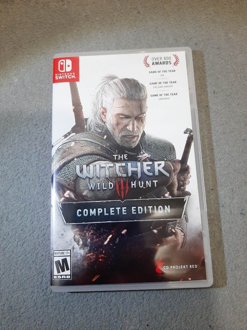 Nintendo Switch Game - The Witcher (Category: Nintendo) located in Quezon City. Submitted by llc0905 (Listing ID 1220443915, Image 1). Description: Original Nintendo Switch Game The Witcher: Wild Hunt Complete Edition Barely used. payment via Gcash or BPI.