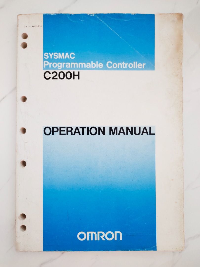 Operation Manual [Omron] SYSMAC Programmable Controller C200H, Hobbies ...