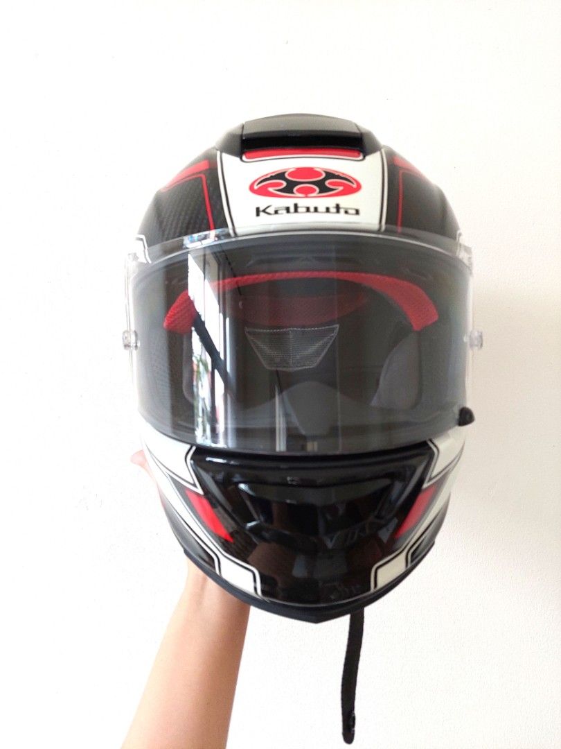 ORIGINAL RARE Kabuto R33 Carbon helmet helm size L Motor di
